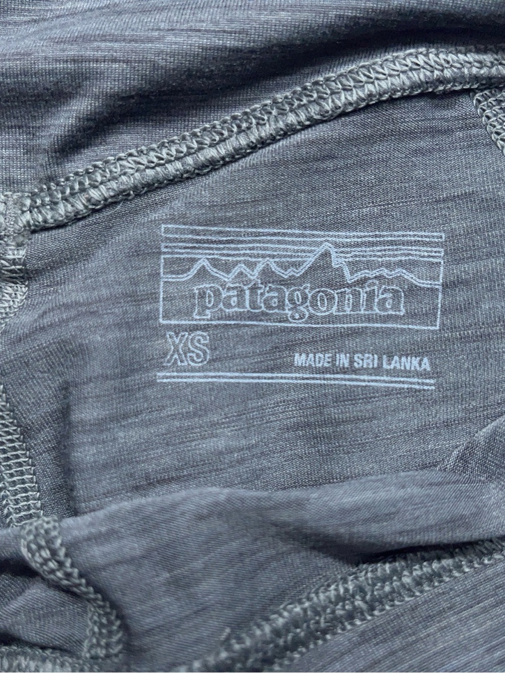 Patagonia Centered Crop Leggings Womens Size XS Heather Gray 26” Inseam - Picture 4 of 13